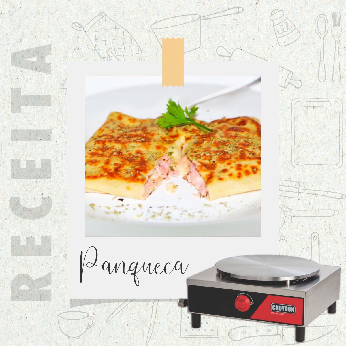 RECEITA: PANQUECA / CREPE FRANCÊS
