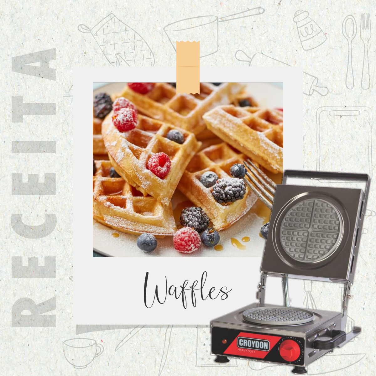 RECEITAS: WAFFLES